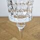 5 crystal stem glasses from Arques model Lady Diamond