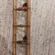 Bamboo wall-mounted coat and hat rack