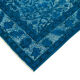 Handmade contemporary oriental 1970s 140 cm x 230 cm turquoise carpet