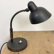 Lampe de table industrielle noire de Siemens, années 1930