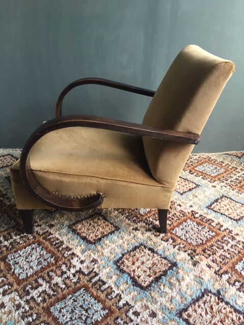 Spirit art deco armchair