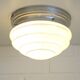 Art Deco Ceiling Lamp / Antique Flush Mount Light / Bauhaus Era Sconce 1930