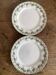 Iron earth dessert plates Moulins des loups Violetta