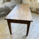 Pine and oak + walnut farmhouse table 1950