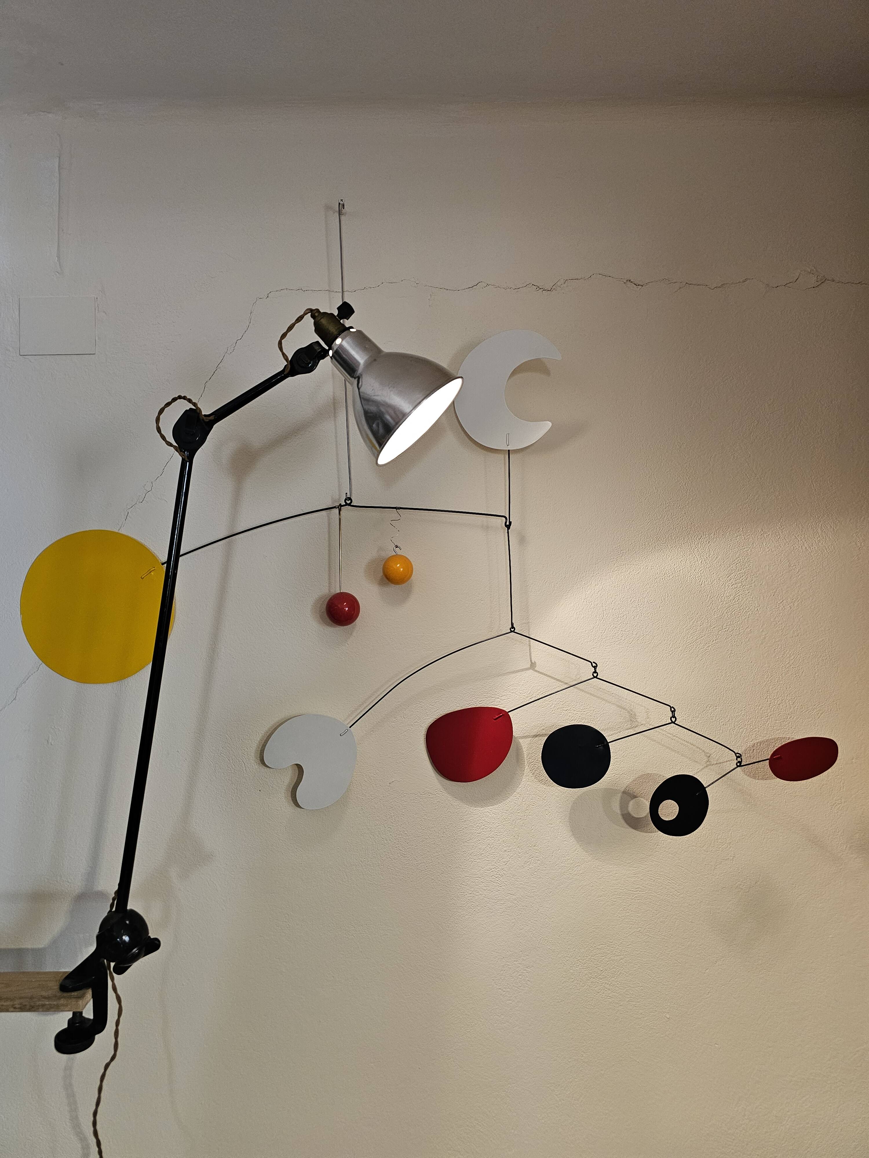 Gras lamp by Le Corbusier, industrial loft decor