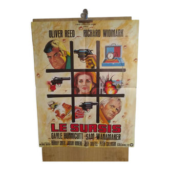 Original movie poster folded Le sursis 1976