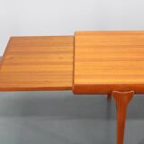 Table basse en teck restaurée par Johannes Andersen des années 1960 pour CFC Silkeborg, Danemark