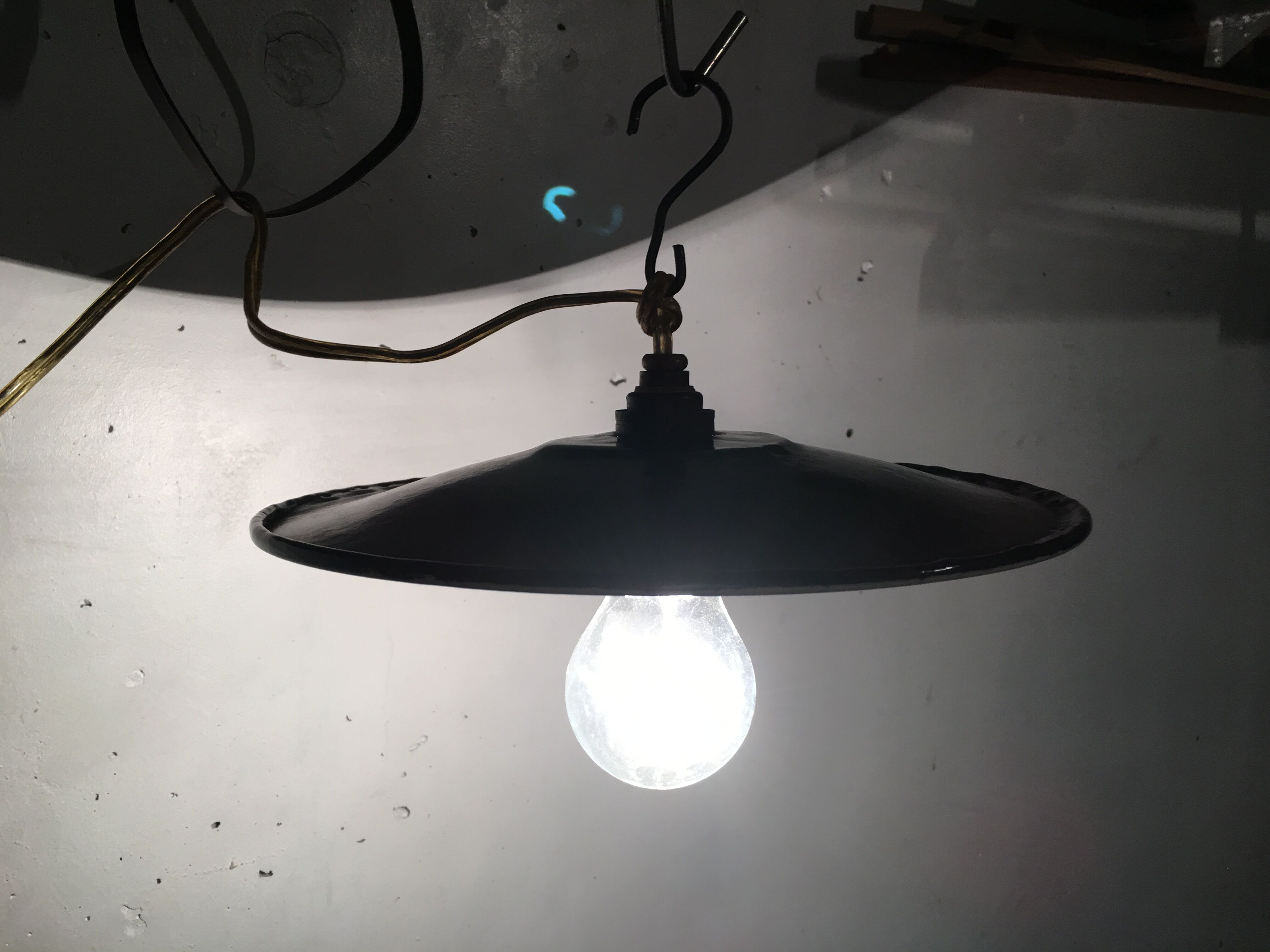 Hanging lamp bowl 50 years