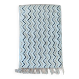 Berber rug ZigZag white and black 105x170 cm