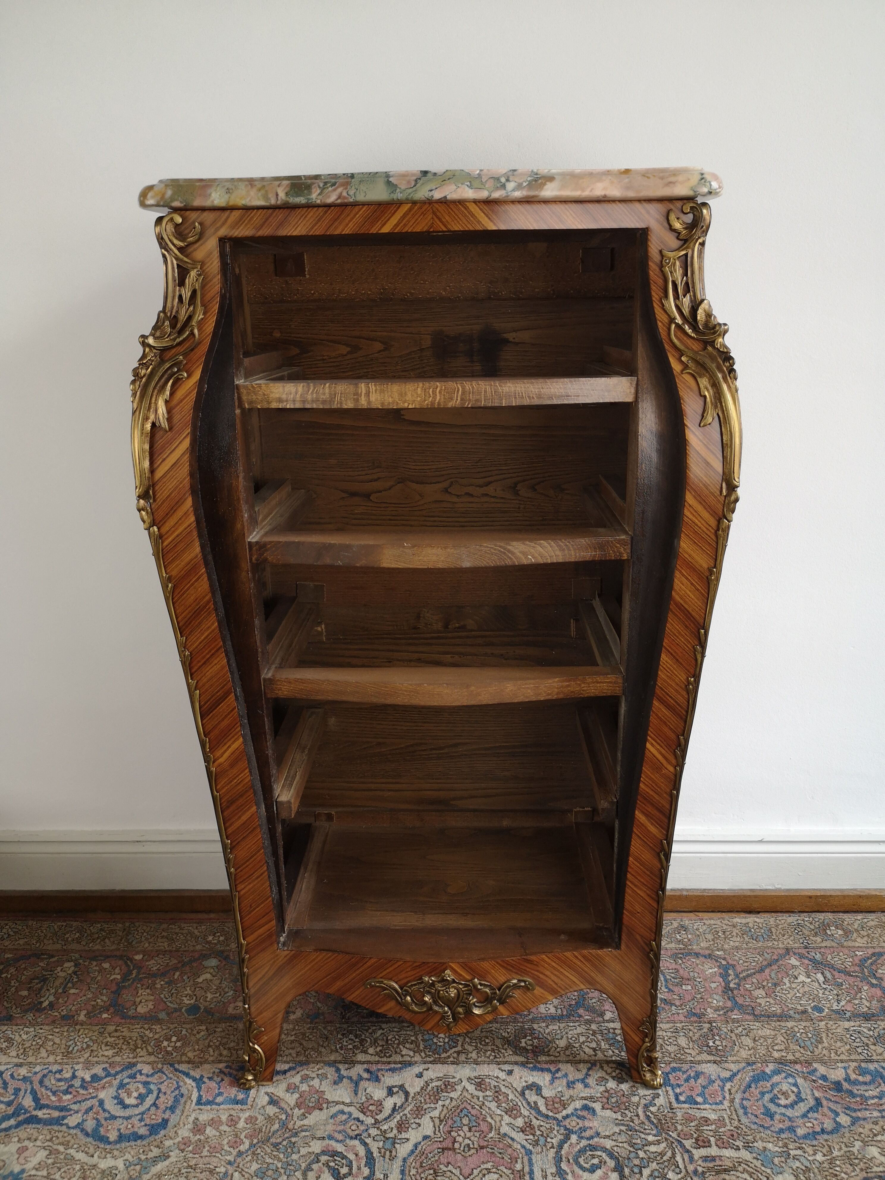 Louis XV style chiffonier in rosewood marquetry