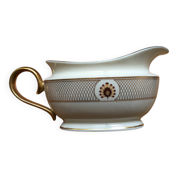 Saucière 23 cm Porcelaine Ivoire & Dorée Lenox