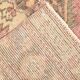 3x12 Pale Red Cream Soft Wool Vintage Runner Rug