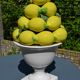 Centrepiece lemons/large fruit bowl in majolica
