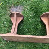 Wooden bench