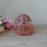 Vintage mexican owl decor bird dove ceramic hand painted tonala