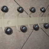 Coats vintage metal door has 5 hooks