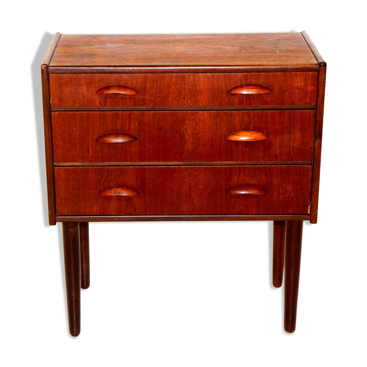 Scandinavian teak chest of drawers, Denmark, 1960
