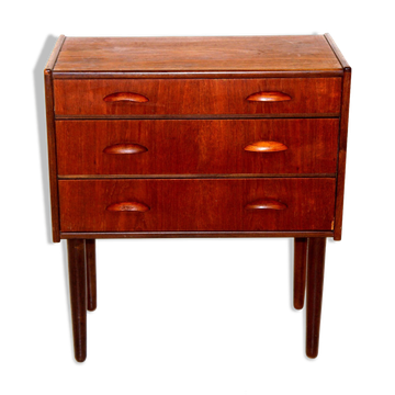 Scandinavian teak chest of drawers, Denmark, 1960