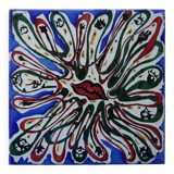 Salvador Dali: Mouth with a Thousand Eyes, original signed ceramic.