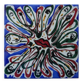 Salvador Dali: Mouth with a Thousand Eyes, original signed ceramic.