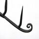 Large 7-arm wrought iron tripod candle holder, 1950s