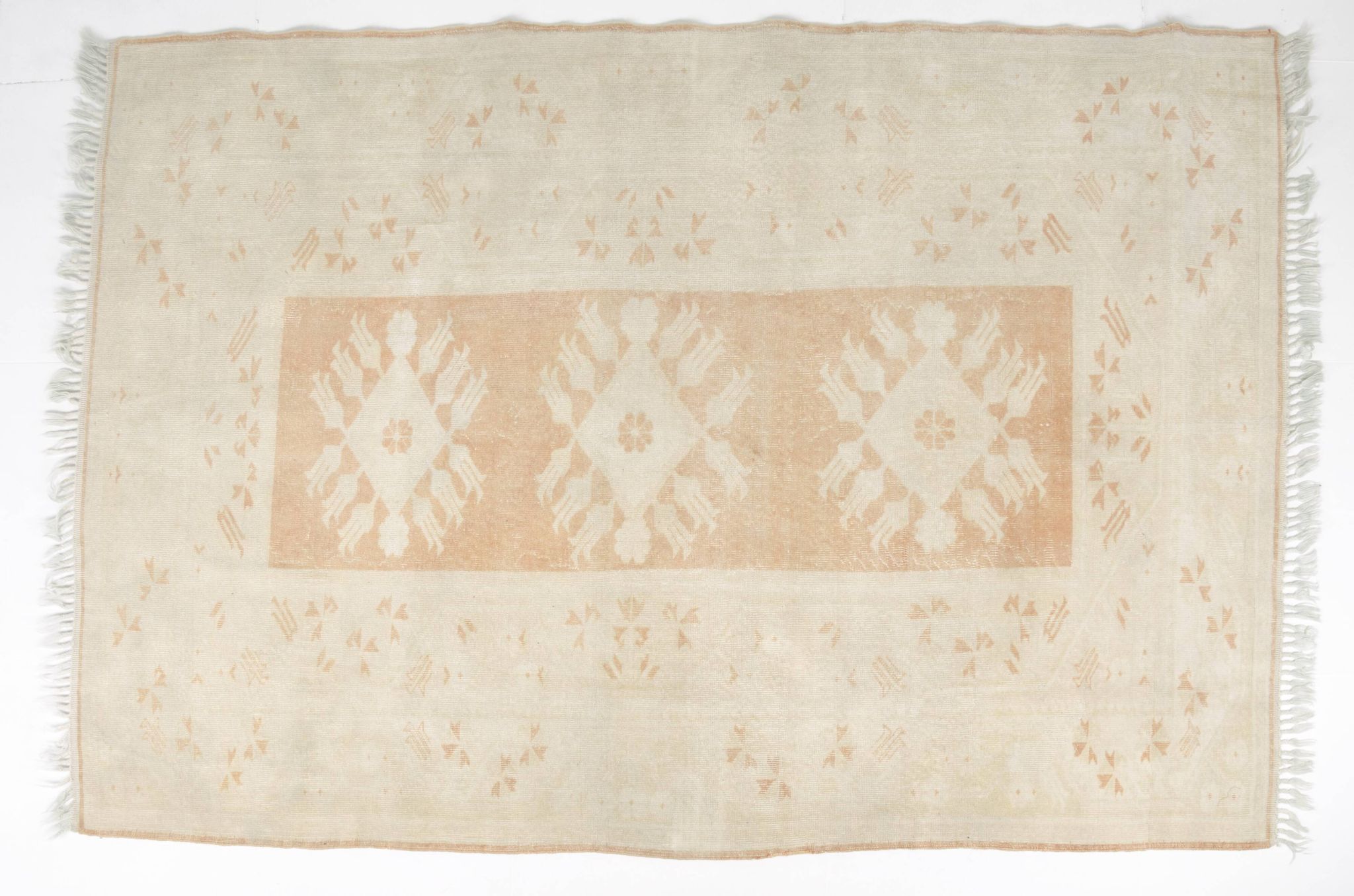 Oushak Anatolian Floral Carpet