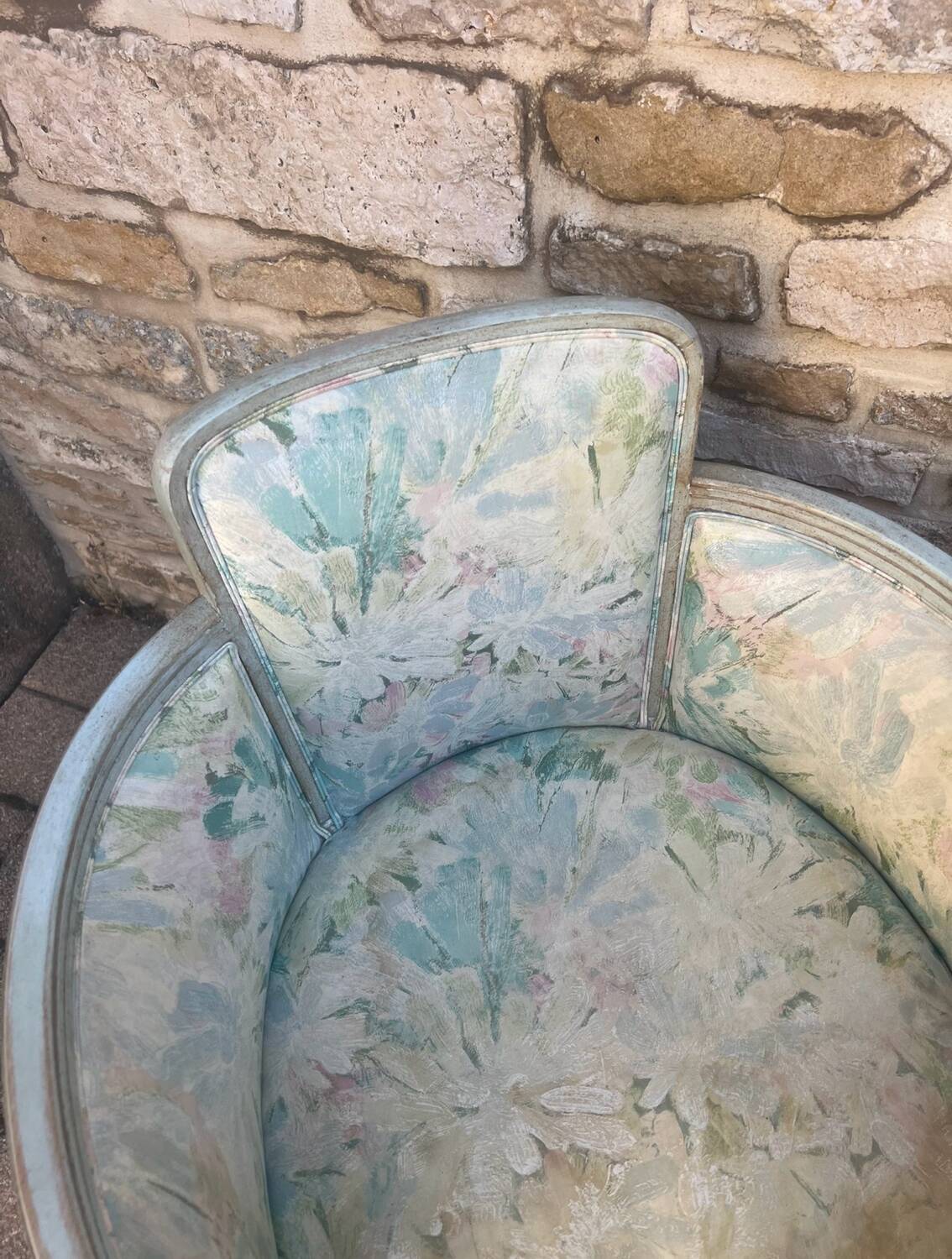 Art Deco armchair pair