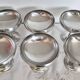 Coupes à glace ou sorbet, lot de 6  ,en inox 18/10 , années 70