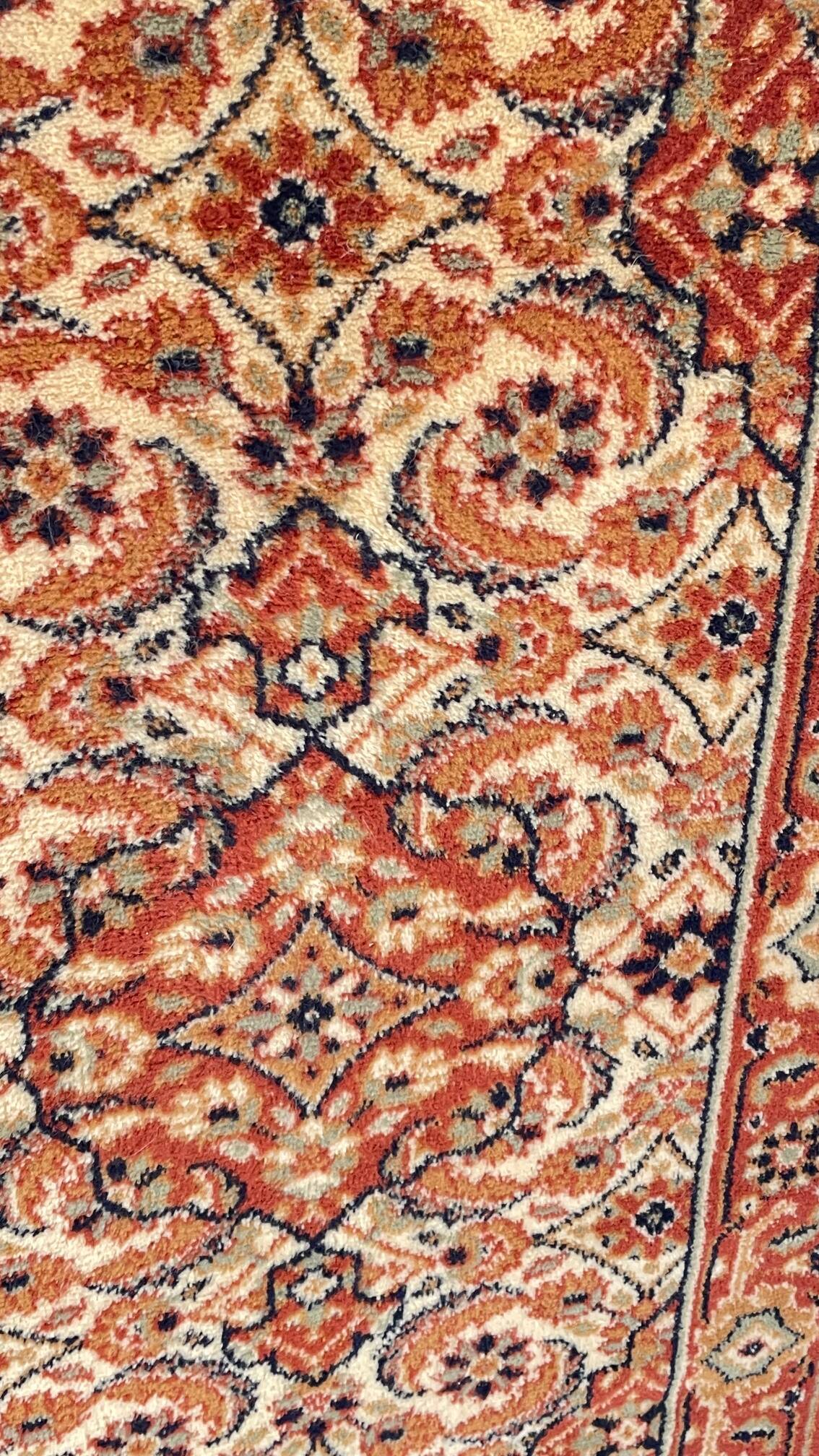 Vintage virgin wool rug