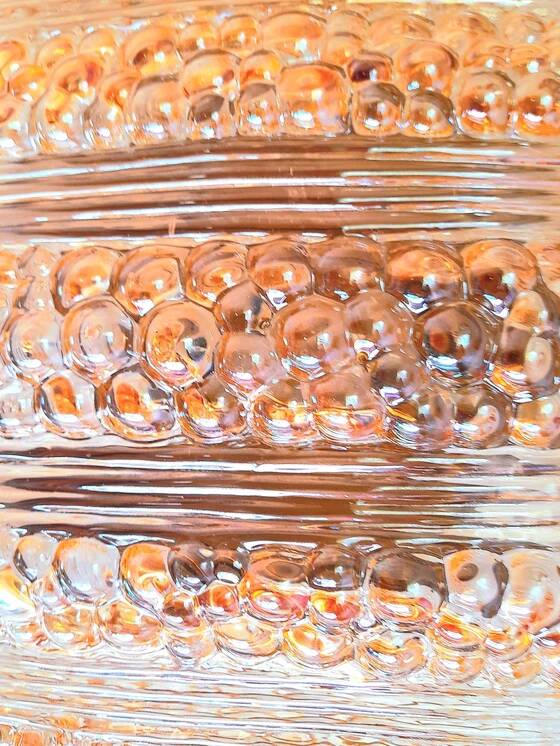 1970s iridescent glass bubble ceiling light