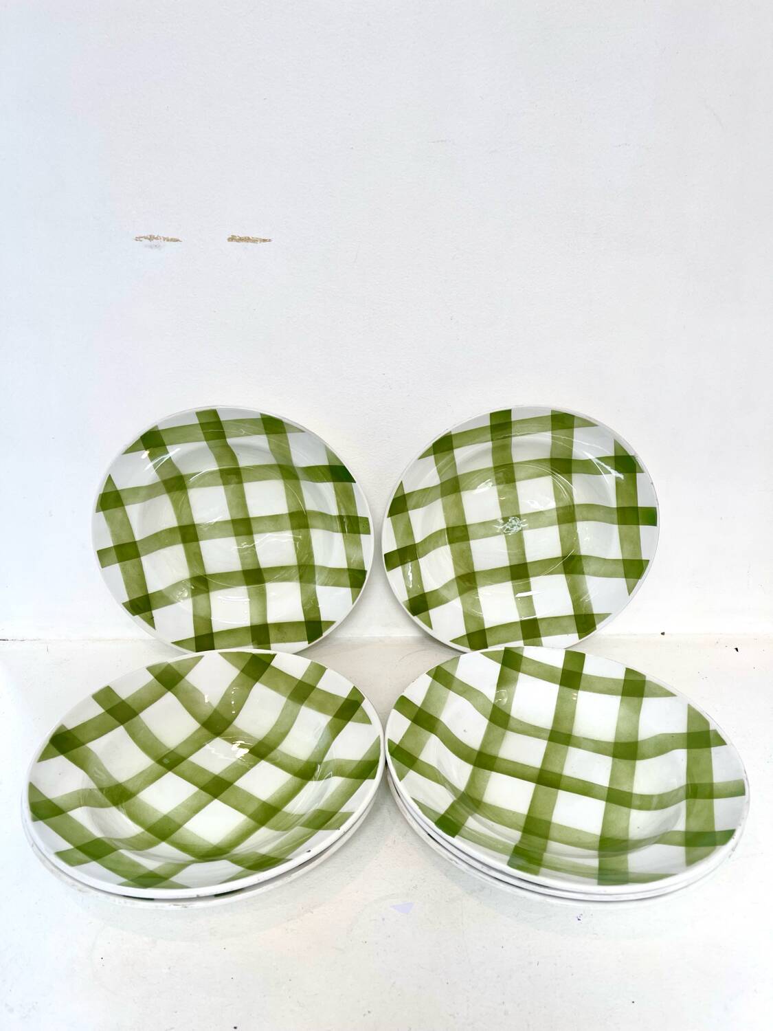 Lot de 7 assiettes creuses Moulin des Loups Orchies