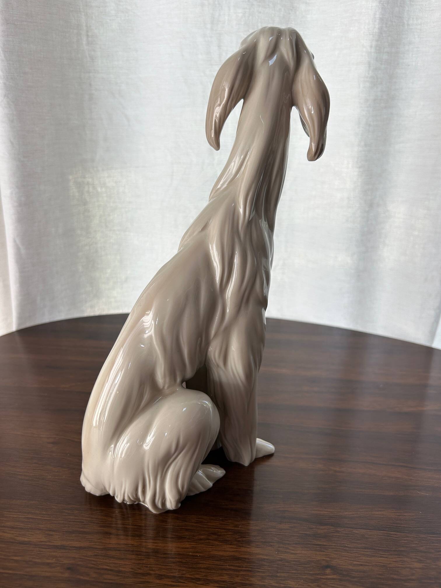 Ceramic greyhound by Juan Huerta