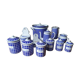 Série de pots à épices BB Frères en tôle émaillée