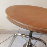 Stool architect design vintage 60 jide limoges swivel telescopic tbe