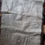 Long-haired goatskin mats