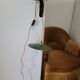 Lampshade in enamelled sheet metal
