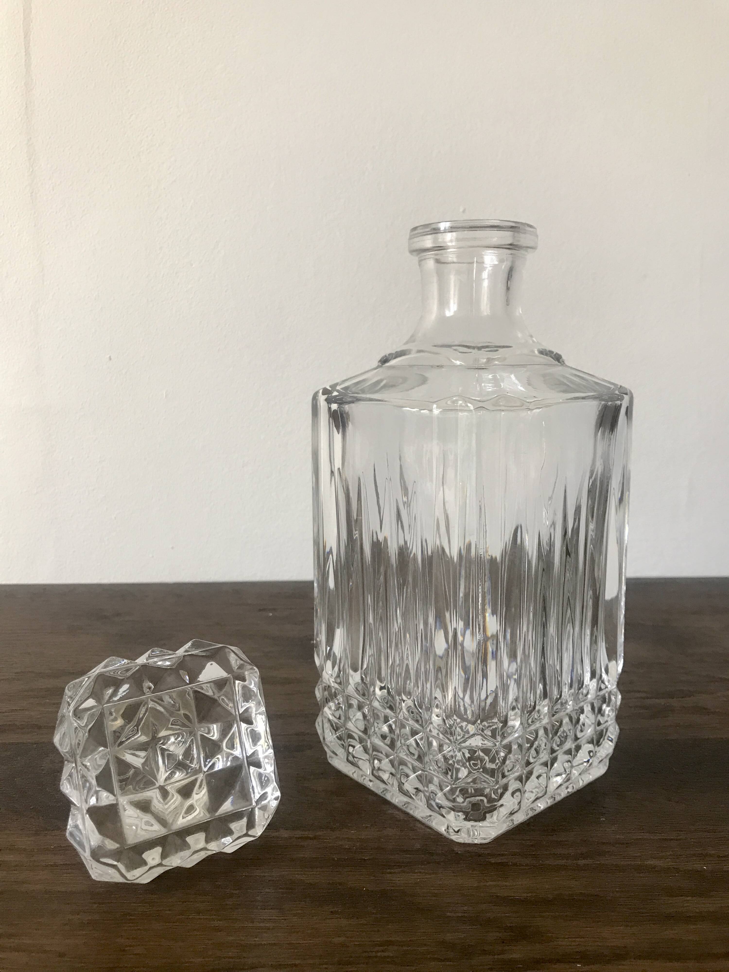 Crystal whiskey decanter