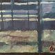 Vintage Oil Painting Industrial Landscape signed ÖRJAN WALLERT (1949)