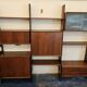 Wall unit wall cabinet teak vintage Dutch Design