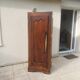 Vintage Louis Philippe style bonnetière wardrobe from the 1800s in cherry wood.