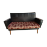 Sofa in skaï and fabrics 50/60s