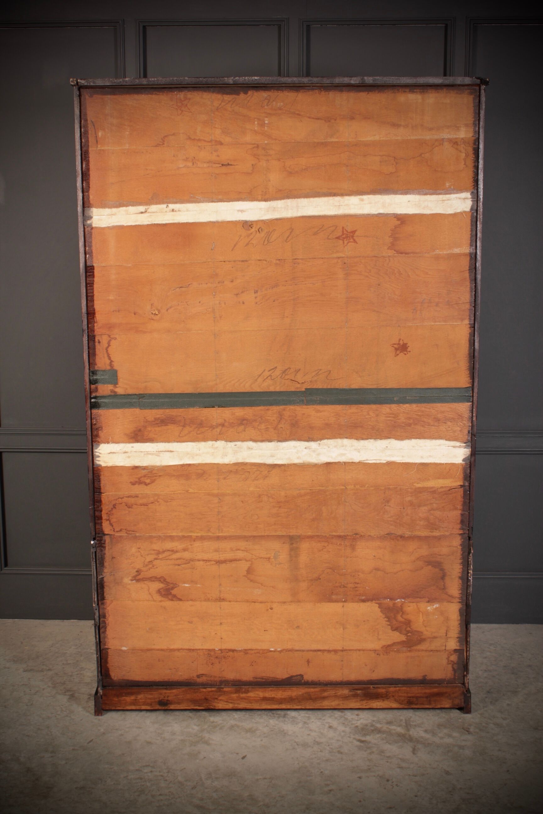 French Mahogany Lockers / Filing Cabinet