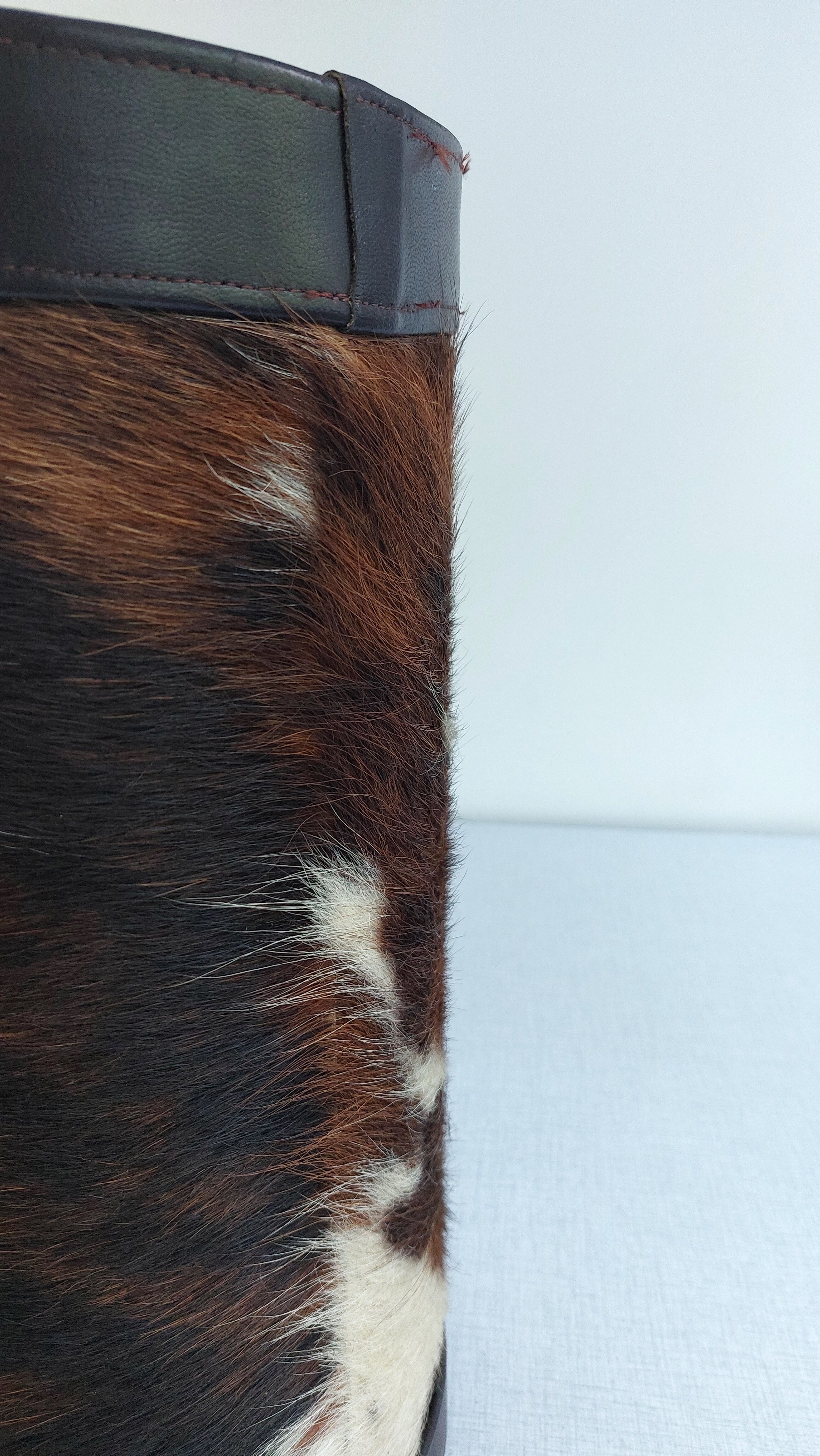 Country style cowhide umbrella door, 1970s