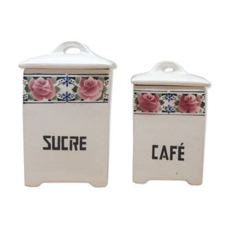 Paire pots à épices