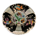Vintage fruit cup with fish decoration cerdazur monaco