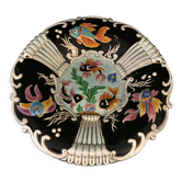 Coupe a fruits vintage a decor de poissons cerdazur monaco