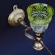 Antique Brass Gimbal Table Lamp Navy Ship Marine Massive Brass - Wall Light