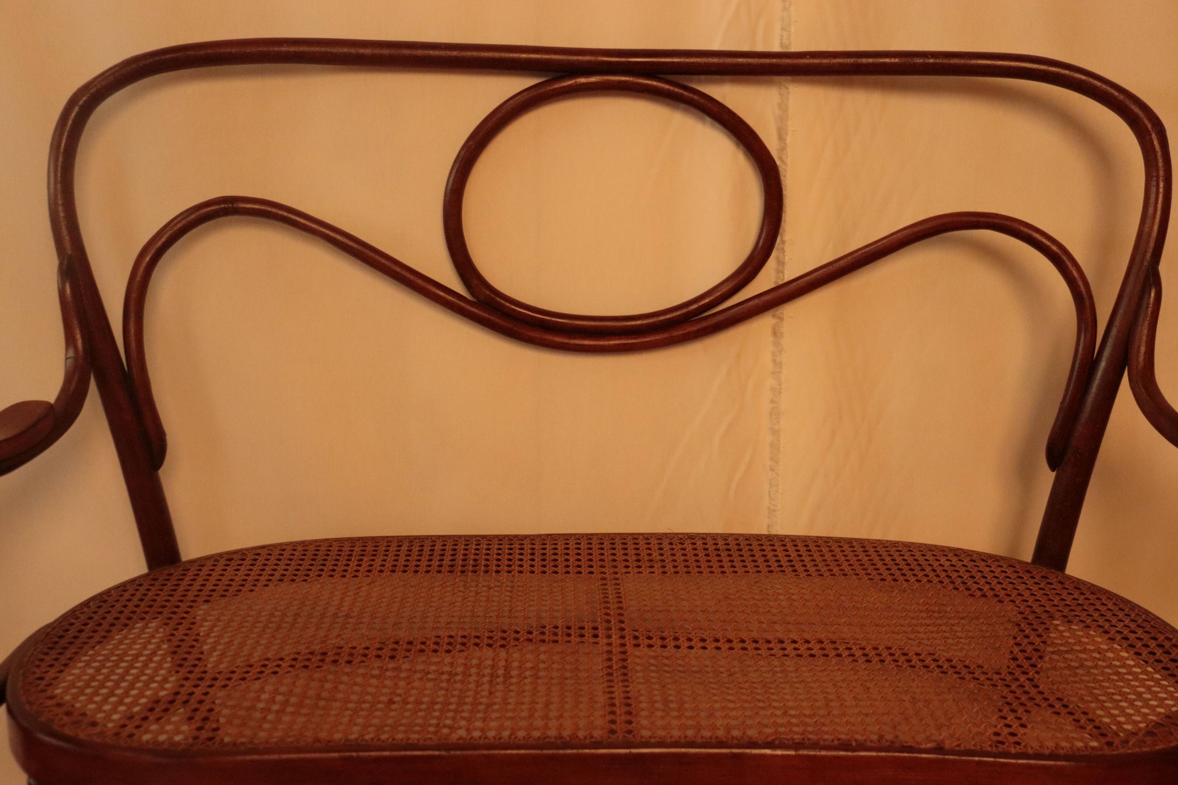 Bench n°18 curved wood