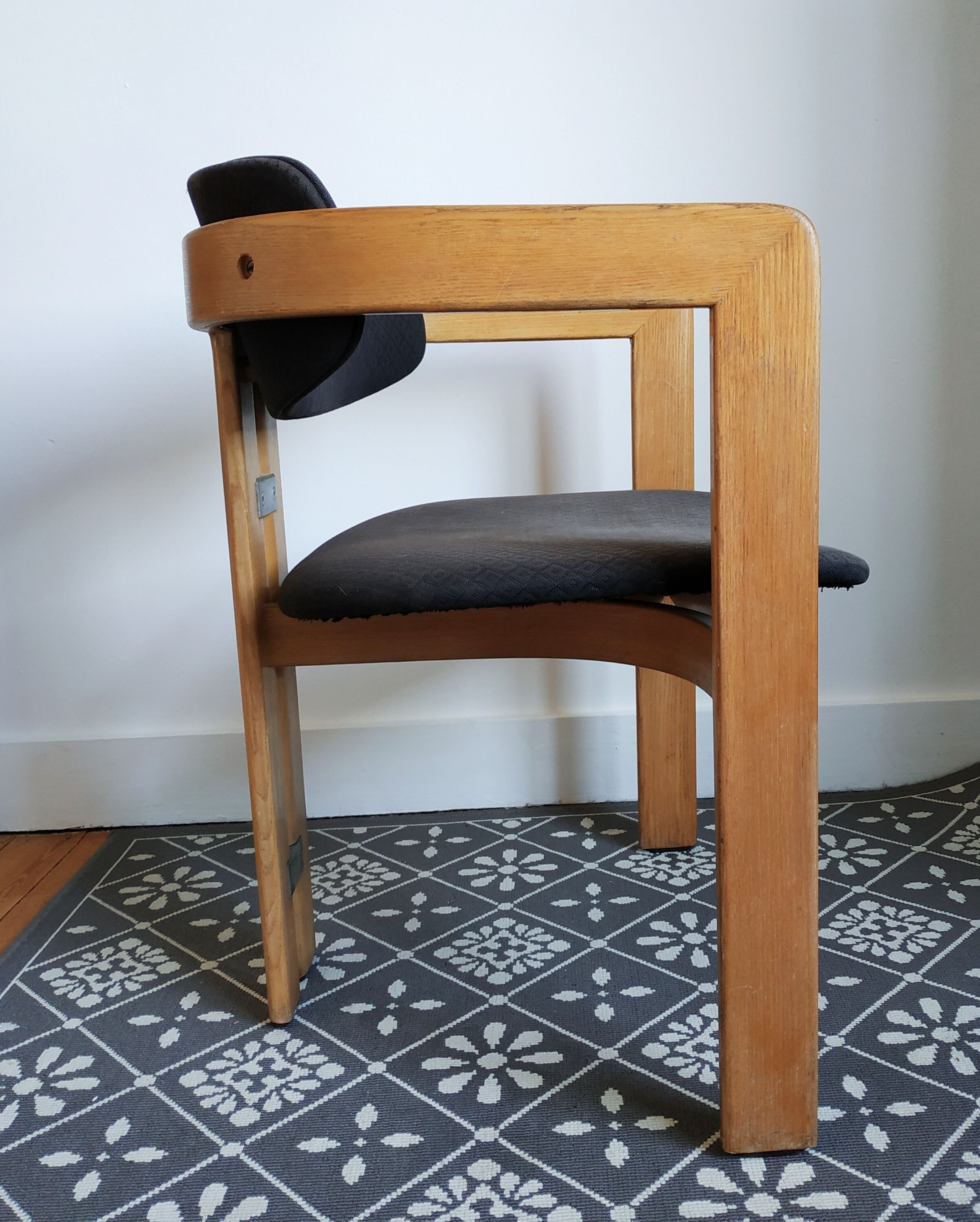 Vintage Pamplona chair by Augusto Savini for Pozzi