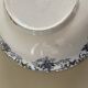 Boulenger blue ironstone salad bowl with Floréal pattern